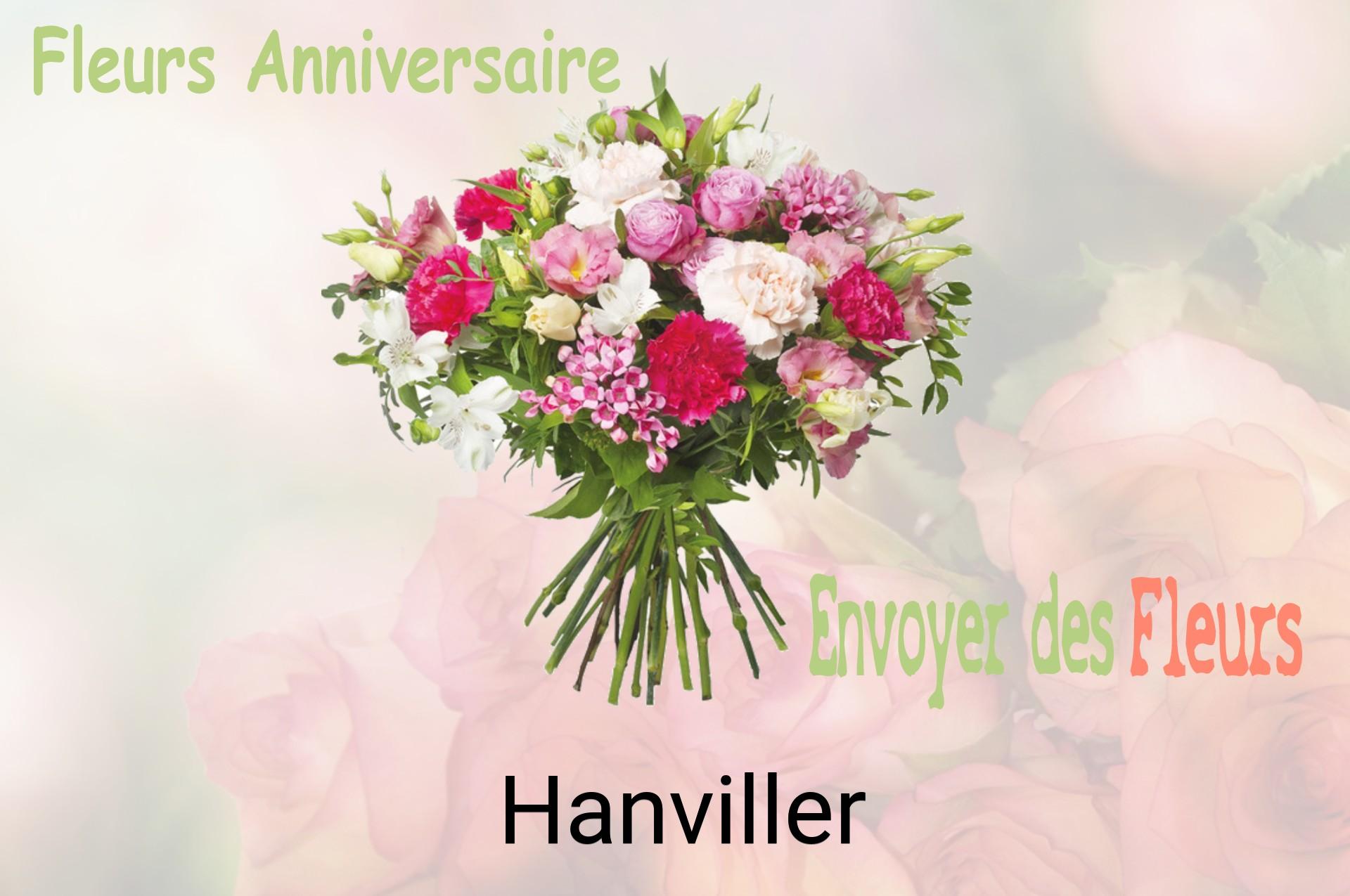 Bouquet de fleurs d’anniversaire livré à Hanviller